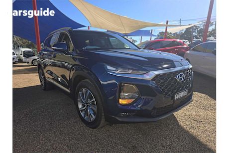 Blue 2018 Hyundai Santa FE SUV ELITE 4X4