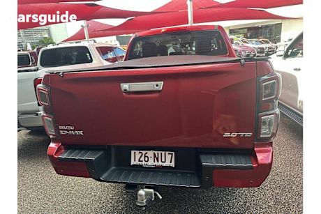 Red 2022 Isuzu D-MAX Crew Cab Utility Ls-U+ (4X4)