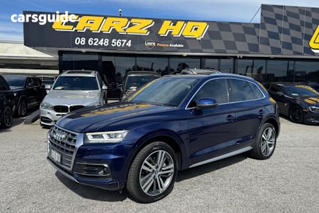 Blue 2017 Audi Q5 Wagon 2.0 Tfsi Quattro Sport