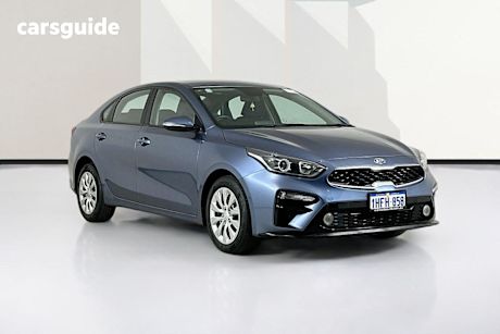 Blue 2021 Kia Cerato Sedan S