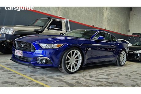 Blue 2016 Ford Mustang Coupe Fastback Gt 5.0 V8