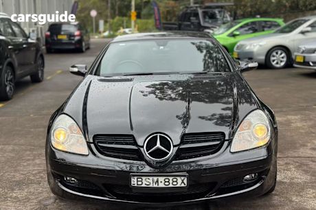 Black 2006 Mercedes-Benz SLK350 Convertible