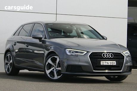 Grey 2017 Audi A3 Hatch F