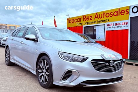 Silver 2018 Holden Commodore Sportswagon Rs