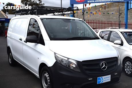 White 2016 Mercedes-Benz Vito Van 114 Bluetec Swb