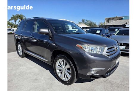 Grey 2013 Toyota Kluger SUV GRANDE 4WD