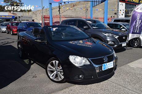 Black 2010 Volkswagen EOS Convertible 103 Tdi