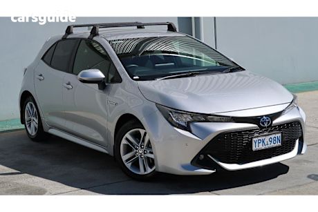 Silver 2022 Toyota Corolla Hatch SX HYBRID F
