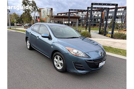 Blue 2009 Mazda 3 Sedan Maxx