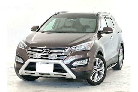 Brown 2014 Hyundai Santa FE Wagon Highlander Crdi (4X4)