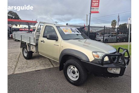 Silver 2008 Mazda BT-50 Cab Chassis B3000 Dx (4X4)