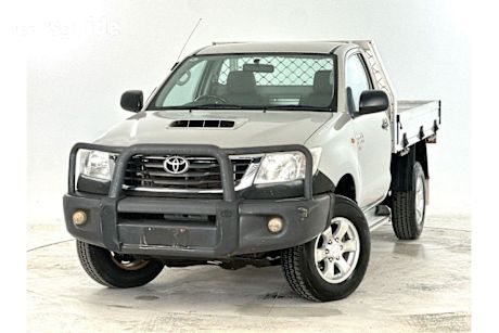 Silver 2013 Toyota Hilux Cab Chassis Sr (4X4)