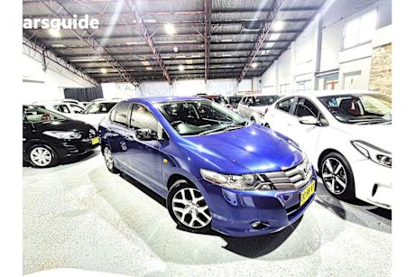 Blue 2009 Honda City Sedan VTI-L F