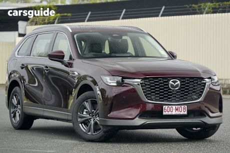 Red 2024 Mazda CX-80 Wagon P50E Touring