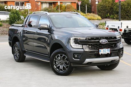 Grey 2024 Ford Ranger Double Cab Pick Up Wildtrak 2.0 (4X4)
