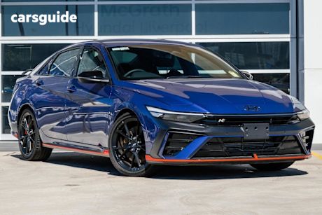 Blue 2024 Hyundai I30 Sedan N Premium With Sunroof
