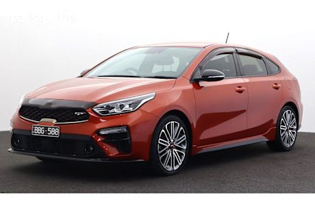 Orange 2019 Kia Cerato Hatch GT F