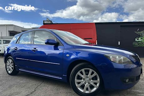 Blue 2007 Mazda 3 Hatchback Maxx Sport