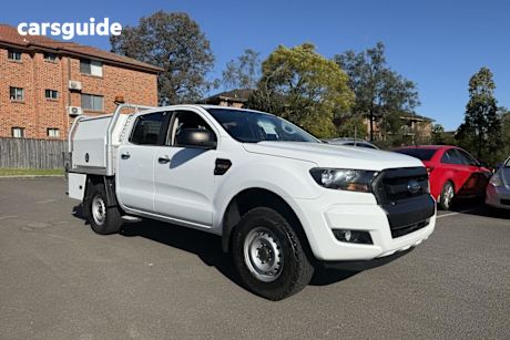 White 2018 Ford Ranger Crew Cab Chassis Xl 2.2 Hi-Rider (4X2)