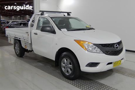 White 2014 Mazda BT-50 Cab Chassis Xt (4X2)