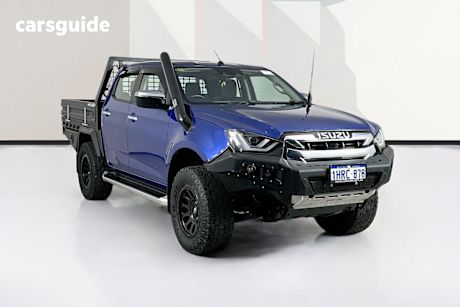 Blue 2022 Isuzu D-MAX Crew Cab Utility Ls-U (4X4)