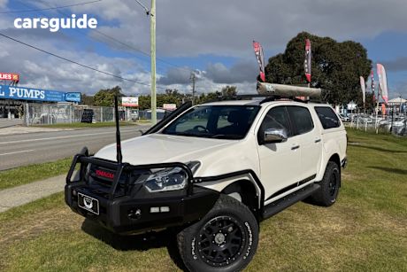 White 2019 Isuzu D-MAX Crew Cab Utility X-Runner Ltd Ed White (4X4)