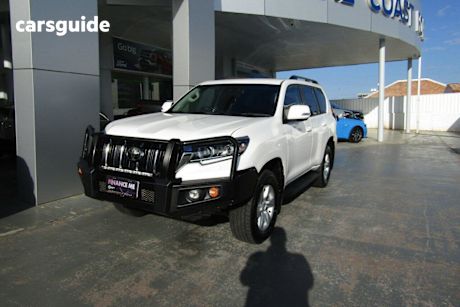 White 2021 Toyota Landcruiser Prado Wagon Gxl