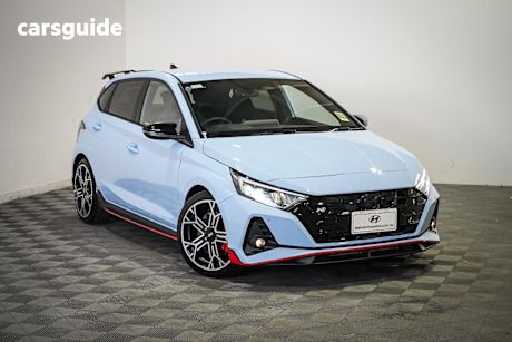Blue 2025 Hyundai I20 Hatchback N