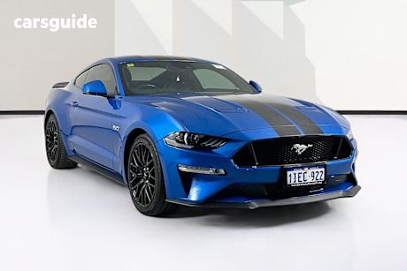 Blue 2021 Ford Mustang Fastback Gt 5.0 V8