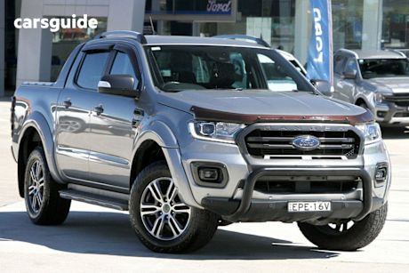 Silver 2021 Ford Ranger Double Cab Pick Up Wildtrak 3.2 (4X4)