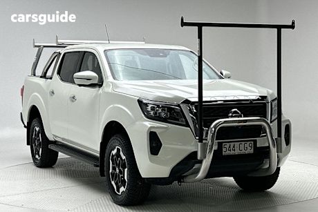 White 2021 Nissan Navara Ute Tray ST-X 4X4