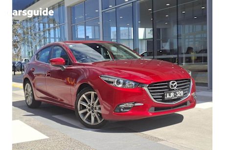 Red 2016 Mazda Mazda3 Hatch SP25 F