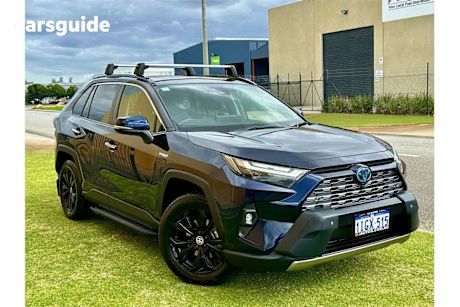 Blue 2024 Toyota RAV4 Wagon Cruiser (2Wd) Hybrid