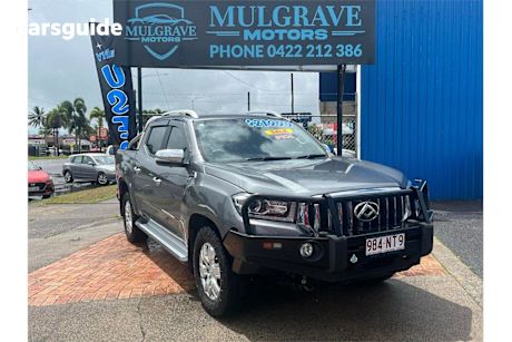 Grey 2019 LDV T60 Double Cab Utility Luxe (4X4)