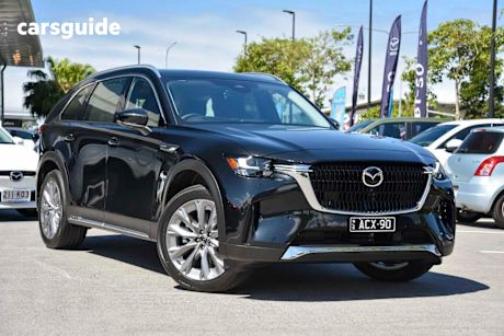 Black 2025 Mazda CX-90 Wagon G50E Gt