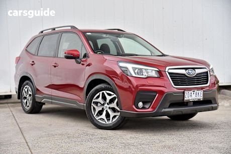 Red 2019 Subaru Forester Wagon 2.5I (Awd)