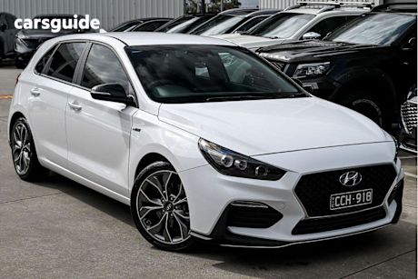 White 2022 Hyundai I30 Hatch N LINE F