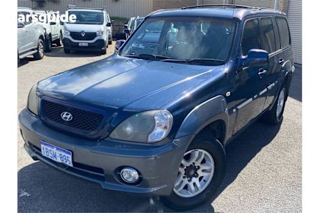 Blue 2004 Hyundai Terracan Wagon