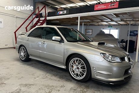 Grey 2006 Subaru Impreza Sedan Wrx Sti