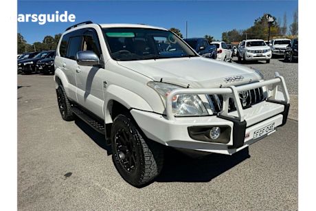 White 2007 Toyota Landcruiser Prado SUV GXL 4X4