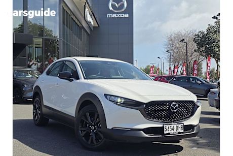White 2025 Mazda CX-30 SUV G20 TOURING LE F