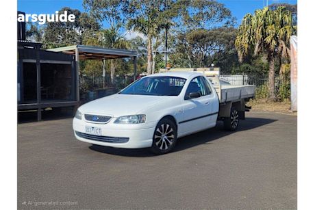 White 2005 Ford Falcon Ute Ute Tray XL R