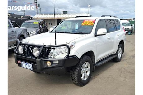 White 2013 Toyota Landcruiser Prado Wagon Gxl (4X4)