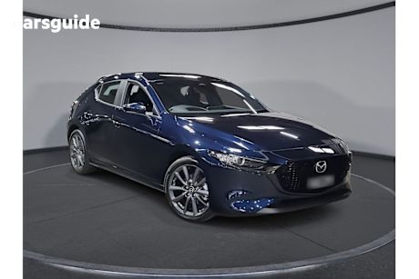 Blue 2024 Mazda Mazda3 Hatch G20 EVOLVE F