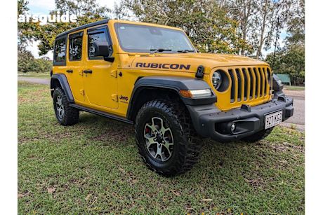 Yellow 2020 Jeep Wrangler SUV UNLIMITED RUBICON 4X4
