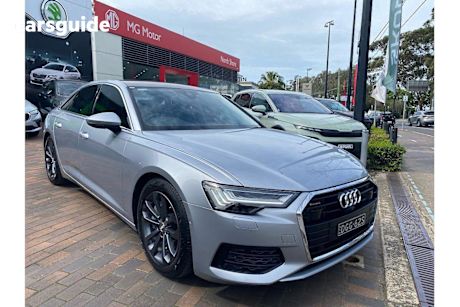 Silver 2021 Audi A6 Sedan 45 TFSI 4X4
