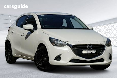 White 2019 Mazda 2 Hatchback Maxx (5Yr)