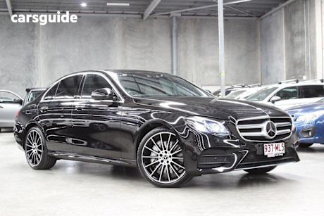 Black 2019 Mercedes-Benz E-CLASS Sedan E300 9G-Tronic PLUS