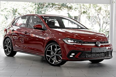 Red 2025 Volkswagen Polo Hatch GTI F