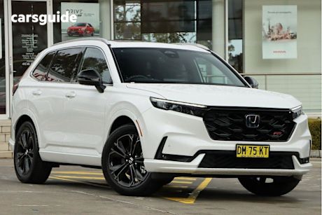 White 2024 Honda CR-V SUV E:HEV RS F